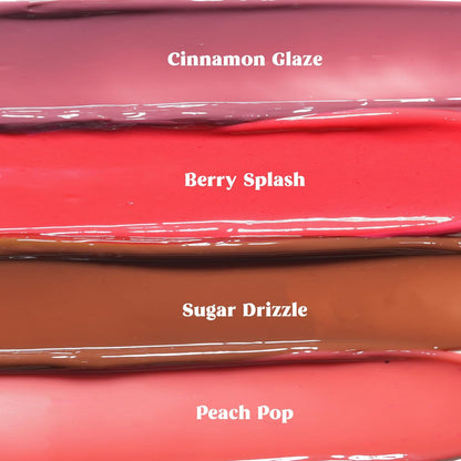 RENEE Juicy Fix Tinted Lip Balm- Sugar Drizzle | Shiny, Glossy Finish | Protects Lips With SPF 30 | Repairs & Nourishes Dry, Flaky Lips | With Peptides, Ceramides & Hyaluronic Acid | 10 g