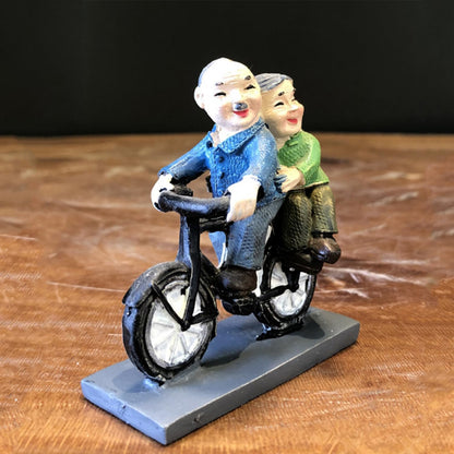 ascension Romantic Lovely Couple Sitting On Cycle Gift for Girlfriend Boyfriend Husband Wife Miniature Statue Figurine for Valentines Day Gift Gift for Your Love Valentines Gifts