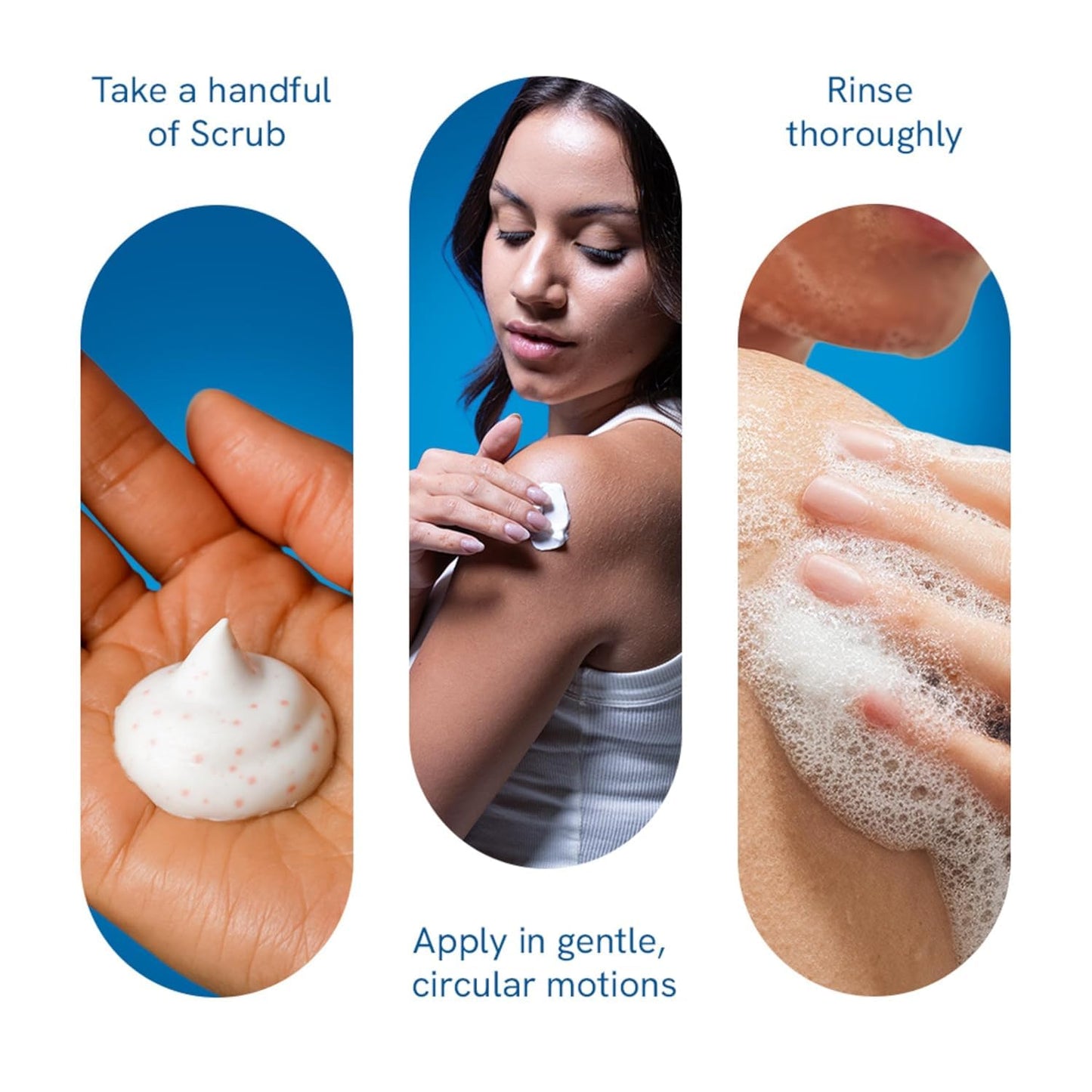 Be Bodywise 12% AHA Body Scrub | Exfoliating Scrub with Glycolic Acid & Lactic Acid | Smoothens Strawberry Skin & Rough Bumps | Oat & Aloe Extract for Hydration | Vitamin E for Skin Protection | 300g