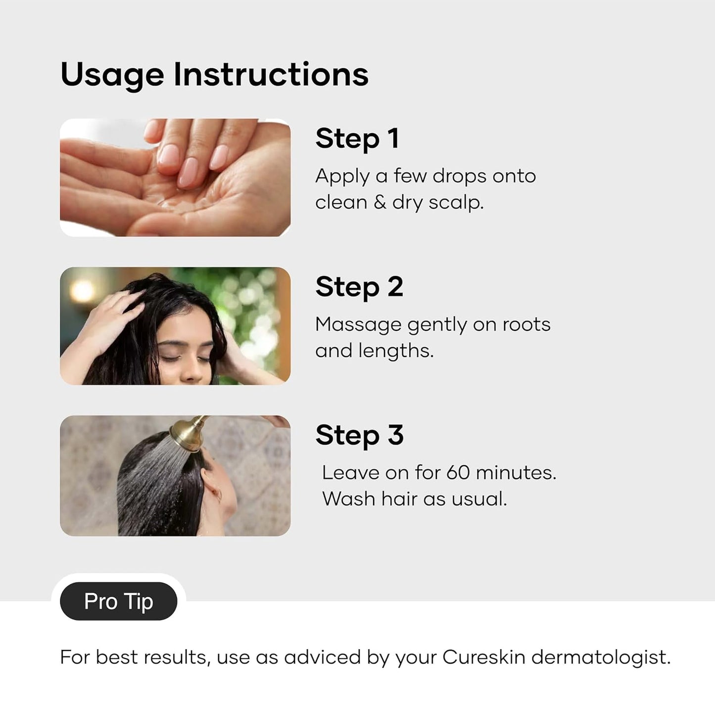 Cureskin Follicular Hair Oil | Nourishes & Strengthens with Annatto, Buriti, Brazil Nut and Coconut Oil (100 ml)