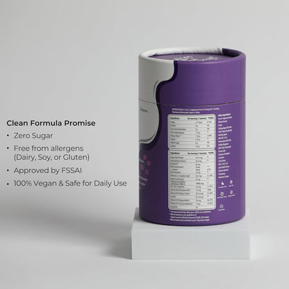 Hair, Skin & Nail Gummies for Women | With Ketricho, Biotin, Sea buckthorn, Grape Seed, Brahmi & Multivitamin |Zero Sugar | Supports Stronger Hair, Glowing Skin & Healthy Nails | 30 Gummies