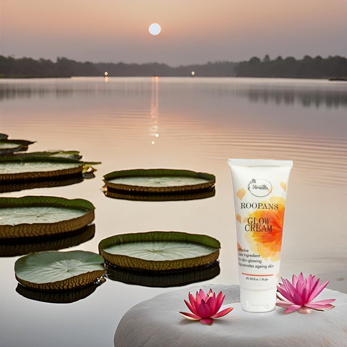 Glow Skin Whitening And Brightening, Face Cream Kojic Acid Arbutin Niaciamide Grapeseed oil Vitamin C & E With SPF-25, for all skin 50gm