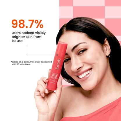 Foxtale Vitamin C Super Glow Moisturizer with Niacinamide & Peptides, Visibly Reduces Pigmentation, Enhances Skins Brightness Instantly, For All Skin Types, Women & Men - 50ml, Cream