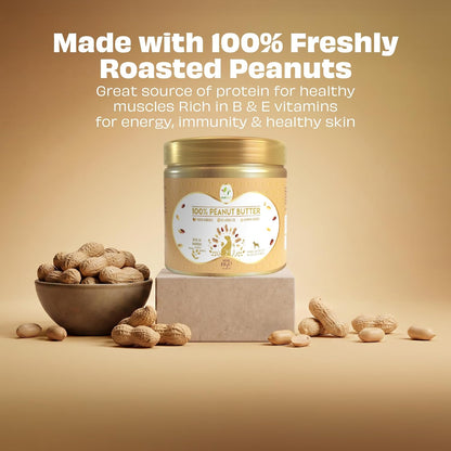 Pawfect Peanut Butter for Dogs & Puppies - 100% Natural Lickable Treat - No Added Sugar, Salt, Palm Oil - No Sweeteners, No Xylitol - Healthy Dog Treat (450g/15.87oz)