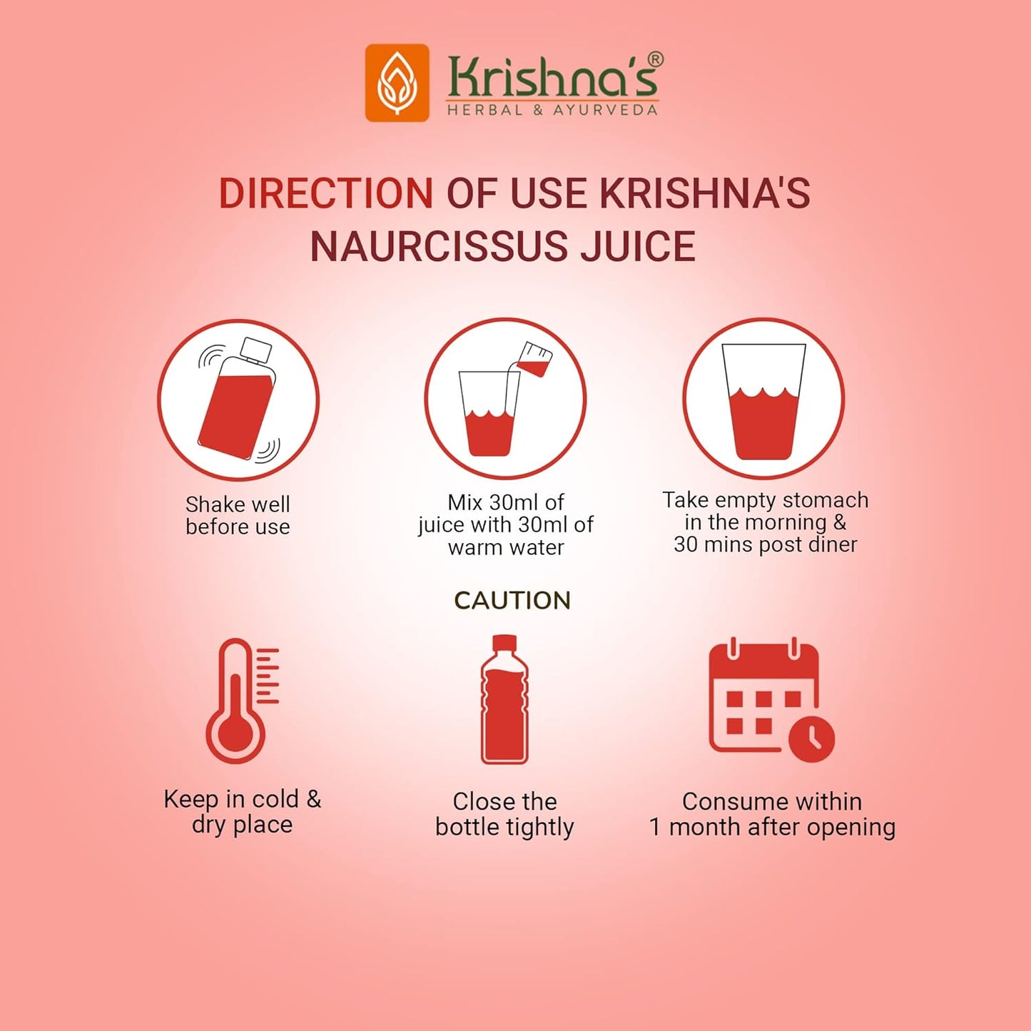 KRISHNA'S HERBAL & AYURVEDA Krishna'S Naurcissus Juice-1000 Ml Ayurvedic Ingredients Ashwagandha,Kaunch Beej,Vidari Kand,Shatawari,Akarkara,Safed Musli,Gokhru Etc Helps In Boosting Stamina