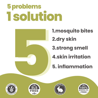 Tuco® Kids Mosquito Repellent Lotion, Age 0-10 Years, 100 ml | With Chamomile, Aloe Vera and Calendula, Protects from Dengue, Malaria, Chikunguniya, 100% Natural, 12 hr. Protection