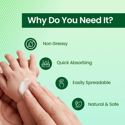 NMFe Daily Moisturising Baby Lotion 200 ml | Aloe Vera & Vitamin E | Baby Skin Hydration & Softness | Non-Greasy, Fast Absorbing | Paraben-Free | Safe for Newborn Sensitive Skin | Dermatologically Tested