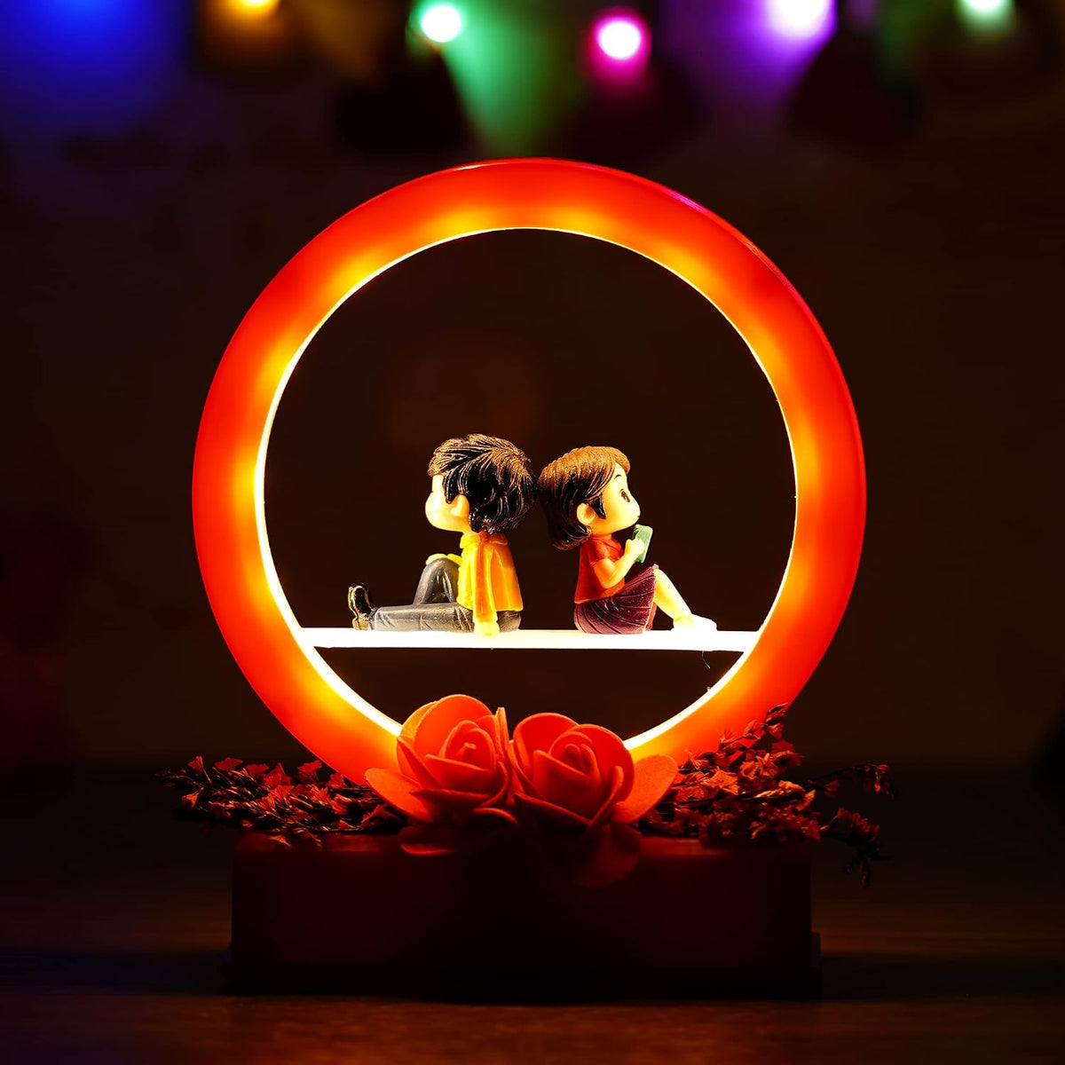 eCraftIndia Red Man Proposing Light Showpiece
