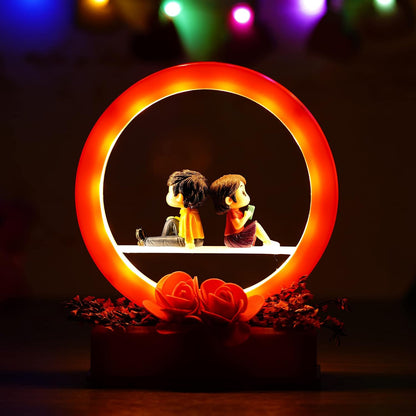 eCraftIndia Red Man Proposing Light Showpiece