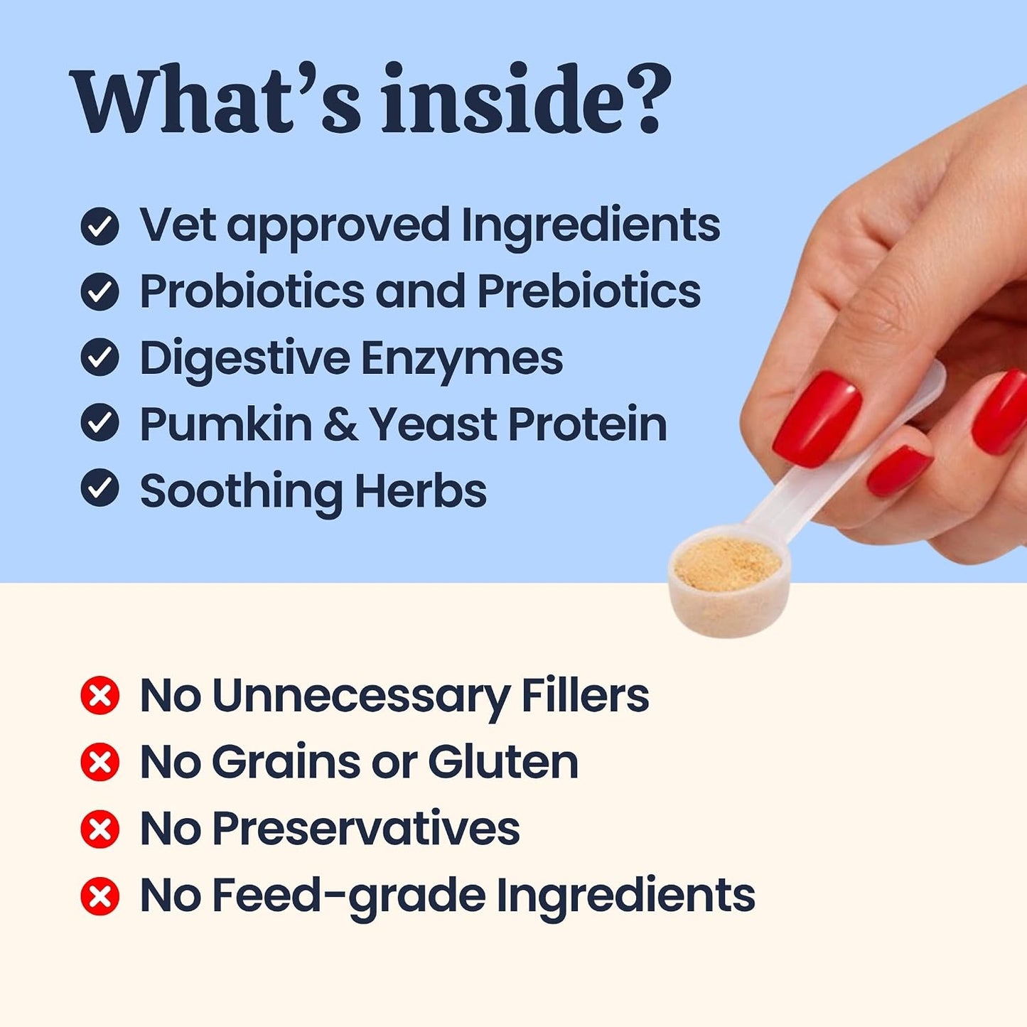 My Fur Child Advanced Digestive Formula for Cats | 3.2Bn CFU/Scoop, 9-Strain Probiotics, Prebiotics, Digestive Enzymes & Herbs | Gut Health, Immunity & Digestive Support | Lasts Up to 50 Days for Adult Cat