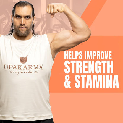 UPAKARMA Shilajit Orange Flavour Effervescent - 20 Tablets | Helps to Boost Strength & Stamina | Travel Friendly & Lab Tested | Dissolve in 60 Sec, Pack of 1