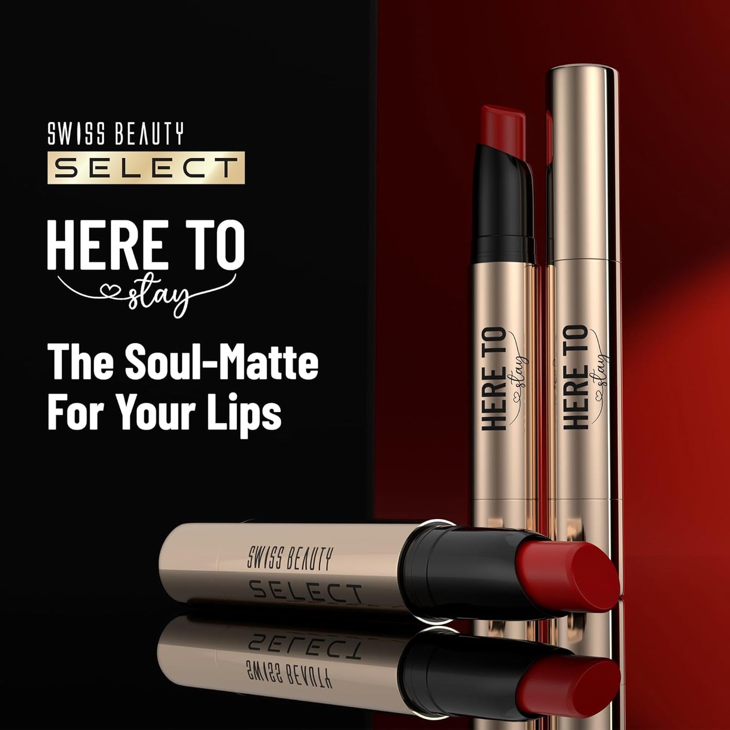 Swiss Beauty Select Here To Stay Lip Crayon | Velvety-Matte Finish | 12-Hour Stay | Enriched With Vitamin E | Retractable Packaging | Smooth Glide | 12 Gorgeous Shades | 2.5g, Shade- 5. French Toast