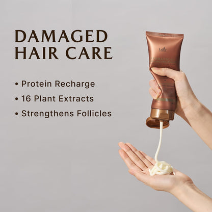 LADOR Dermatical Hair-Loss Treatment Conditioner (For Thin Hair) (200ml) Nourishing Strengthening Hair Mask Treatment, Hydrating Deep Conditioner for Dry Damaged Thinning Hairs, Korean Haircare
