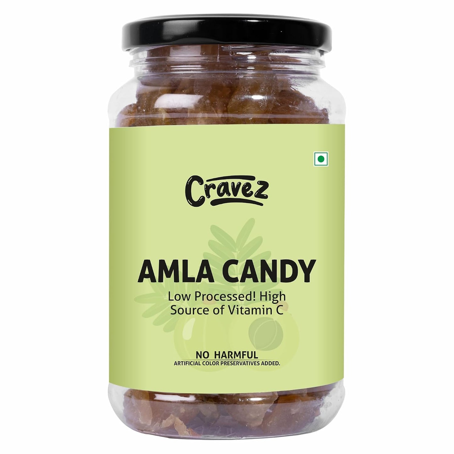 Cravez Dried Amla Candy | Export Quality Aamla | 300 Gram | Low Processed Amla |Natural | No Preservative | No Artificial Colour Used