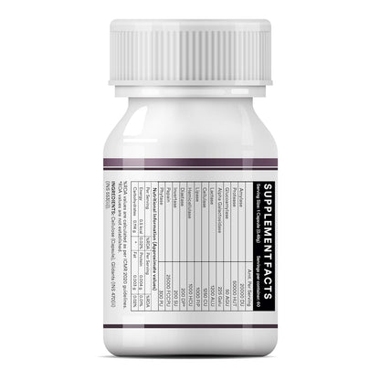 INLIFE Digestive Enzymes Supplement | Contains 12 Naturally Sourced & Essential Enzymes | Supports Healthy Digestion - 60 Vegetarian Capsules (Pack of 1, 60)