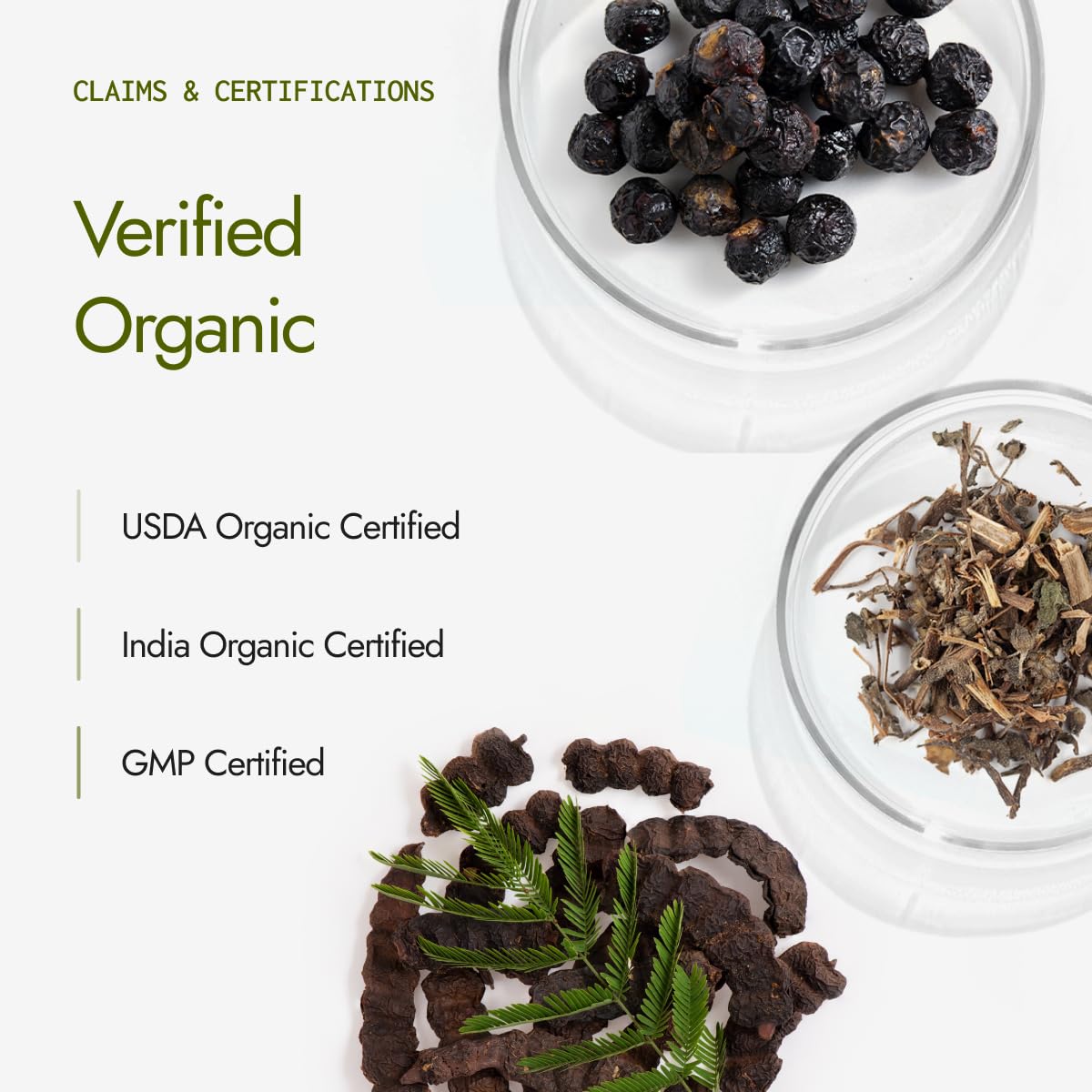 Kapiva Organic Amla, Reetha, Bhringraj & Shikakai Powder | Prevents Dandruff | High Vitamin C | Conditions Hair | Natural Shampoo & Conditioner