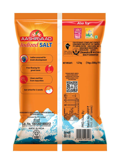 Aashirvaad Salt,with 4-Step advantage, 1kg