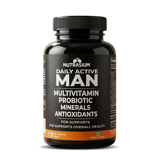 Nutrasium Multivitamin For man | for Immunity Boost, Energy, Finess, Stamina & performance |120 tablets