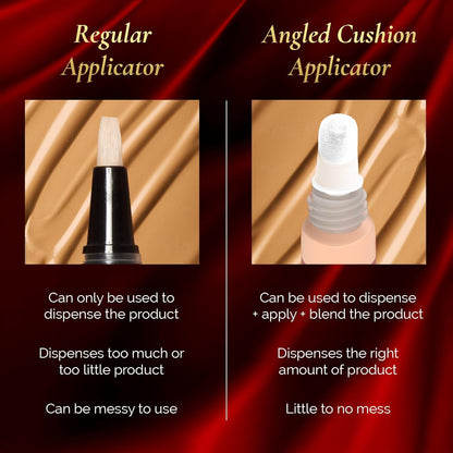 FACES CANADA 3 in 1 Flawless Matte Concealer - Ivory, 8g | Full Coverage | Long Lasting | Hydrating Concealer for Dark Circles, Dark Spots & Blemishes | Brightens Under Eyes | Lightweight & Blendable