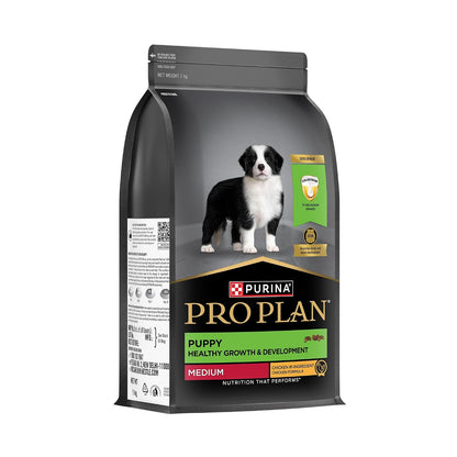 Purina Pro Plan Puppy Dry Food for Medium Breed Dogs, 1kg Pack | With Chicken, Natural Colostrum, Supports Immune System, Scientifically Proven Antioxidants, Complete Nutrition
