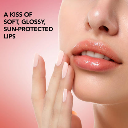 Botanic Hearth Raspberry SPF Lip Balm with Transparent Shine for Dark, Dry, Chapped Lips with Jojoba Oil, Vitamin E & Allantoin | Lip Care Balm for Women & Men | SPF Sun Protection | 10g