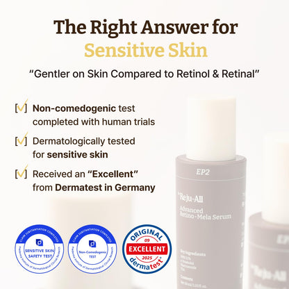 Dr.Reju-All Advanced Retino-Mela Serum – HPR Retinol Serum for Face – Anti-Aging, Pore Minimizer, Next-Gen Korean Skin care – Gentle & Beginner-Friendly – Niacinamide 10% (30 ml)