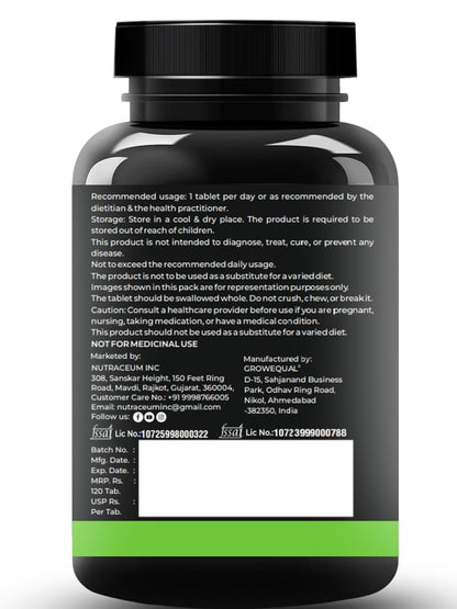 Nutrasium Biotin 10,000 mcg with multivitamin & Minerals | For supports Hair Growth | For Control Hair fall, Hair damge & Hair splitting | 120 tablets