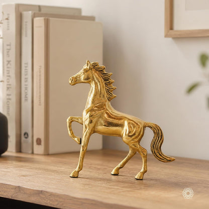 BEHOMA Metal Horse Decorative Figurine Showpiece