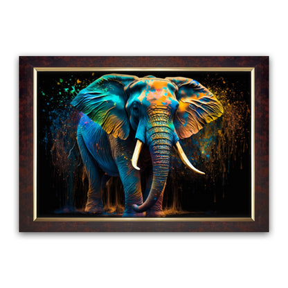 Premium Sparkle Lamination, Elephant Photo Frame, Copper Gold, 14x20 Inch 24201