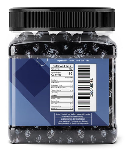 Kitchen Jungle Fresh Dried Blueberry 250 GM | Sweet and Delicious | Healthy Snack, Rich in Calcium, Vitamin K, Boost Immunity
