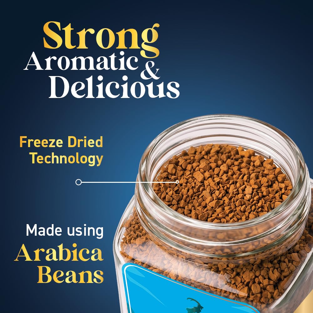 RAGE COFFEE Creme Caramel - Flavored Instant Coffee Powder for both Hot & Cold Coffee, 100% Single Origin Arabica Coffee Beans Powder, Premium Coffee Infused with Plant Vitamins (CREME CARAMEL)