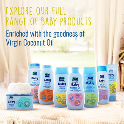 Parachute Advansed Baby Lotion for New Born Babies|Doctor Certified|Virgin Coconut Oil & Coconut Milk|Ph 5.5|24 Hour Moisturization|200Ml, Blue
