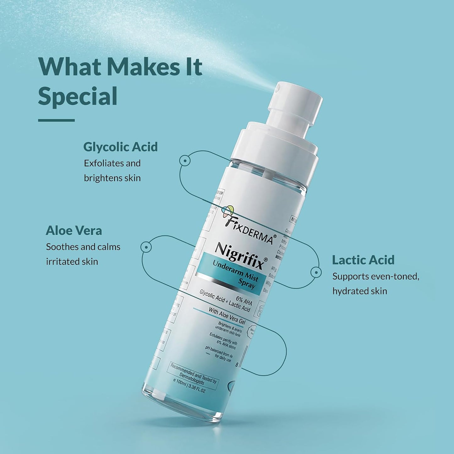Fixderma Nigrifix Underarm Mist Spray For Dark Underarms Removal 100ml