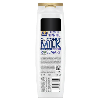 Parachute Advansed Protein Shampoo with Coconut Milk & Rosemary | Up to 96% Hair Fall Reduction & up to 23X Hair Fall Control | Protein Lock Technology | Paraben free | For Men & Women | 340ml