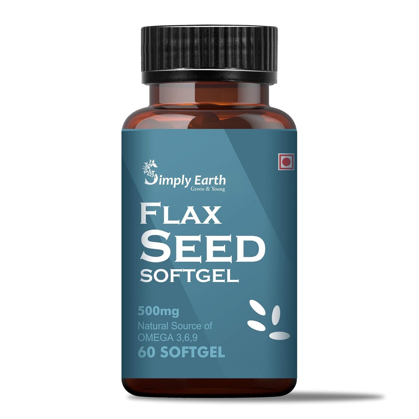 Simply earth Cold Pressed Flax seeds oil Omega with extra Virgin oil, Linolenic Acid, Oleric Acid | Natural Form of omega 369-60 Softgels…