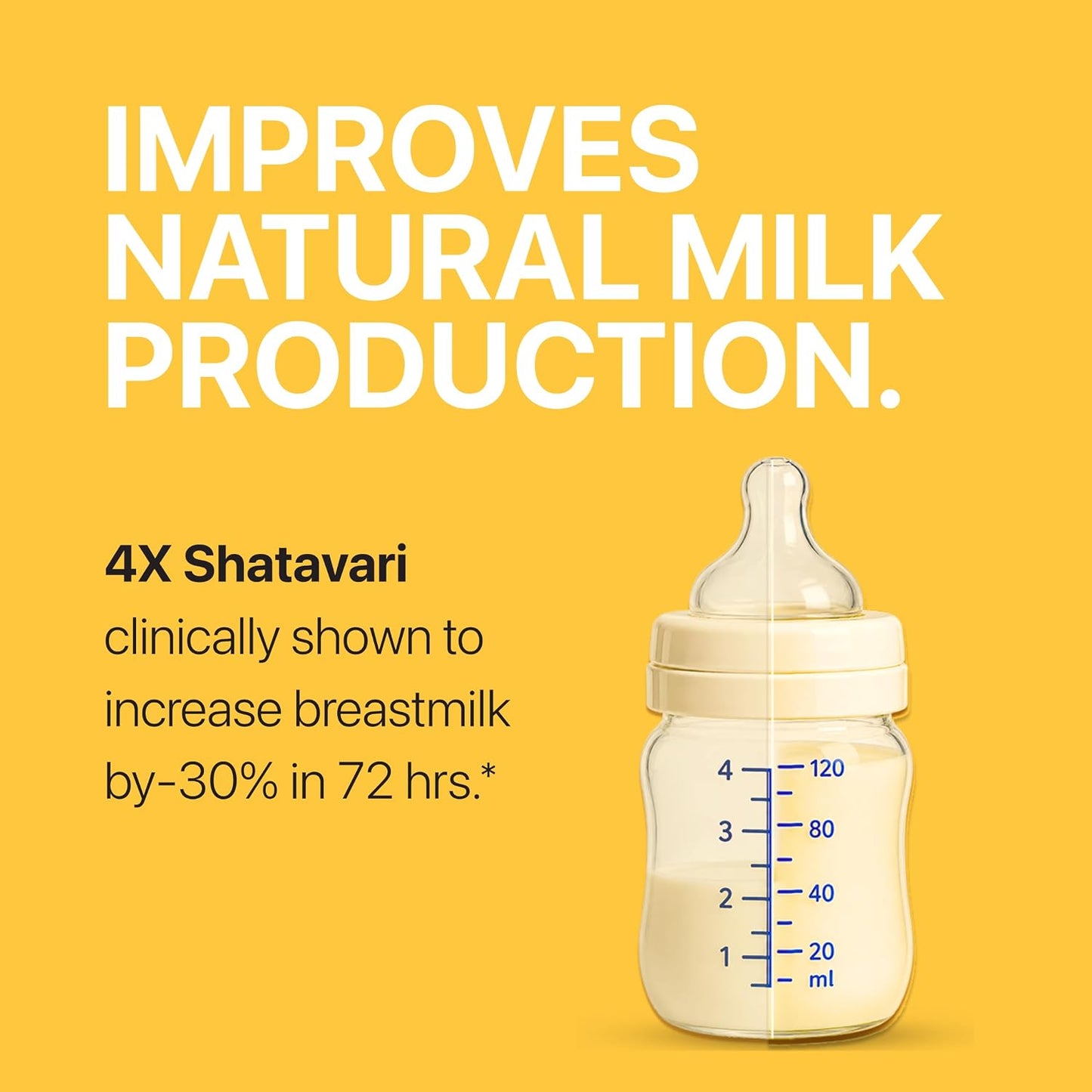LactoGold™ Lactation Granules | Not Just More But Better BreastMilk | 4X Shatavari, Moringa, Curcumin & Piperine | 300g | Pack of 1 |