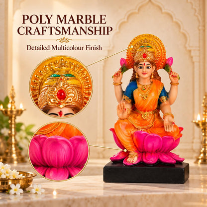 Laxmi Murti Goddess Lakshmi Idol Statue Home Mandir Pooja Room Gift