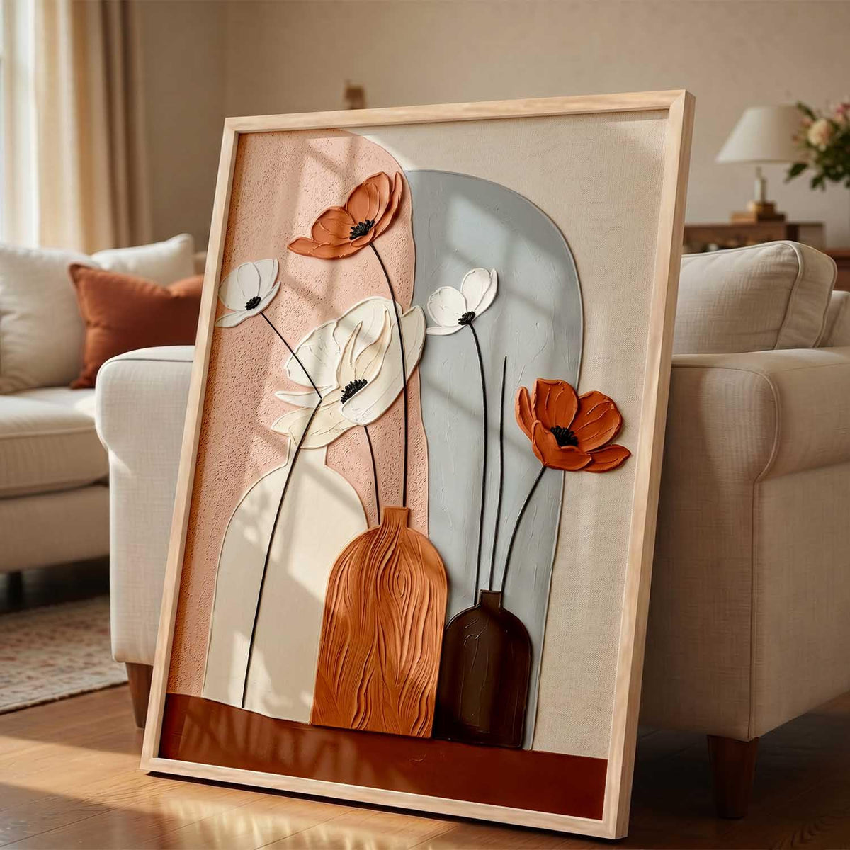 Aesthetic Art Home Decoration Painting | Paintings With Frame For Living Room Bed Room Hotel Wall Decor Digital Reprint (13x17 inch)