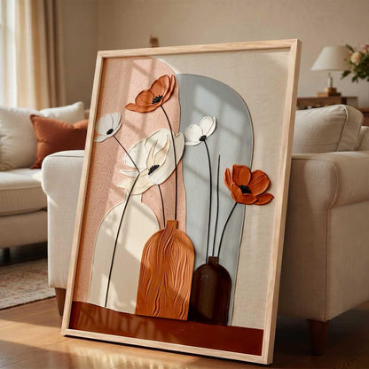 Aesthetic Art Home Decoration Painting | Paintings With Frame For Living Room Bed Room Hotel Wall Decor Digital Reprint (13x17 inch)