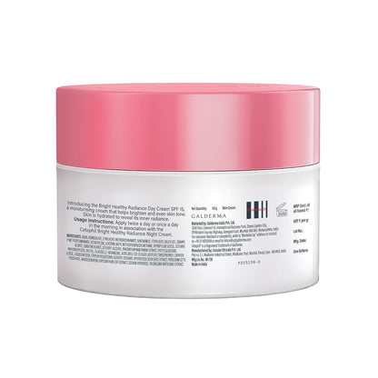 Cetaphil Brightening Day Protection Cream SPF 15-50 g| Day Cream for Dark Spots, Uneven Skin Tone| Niacinamide, Sea Daffodil| Fragrance-Free|