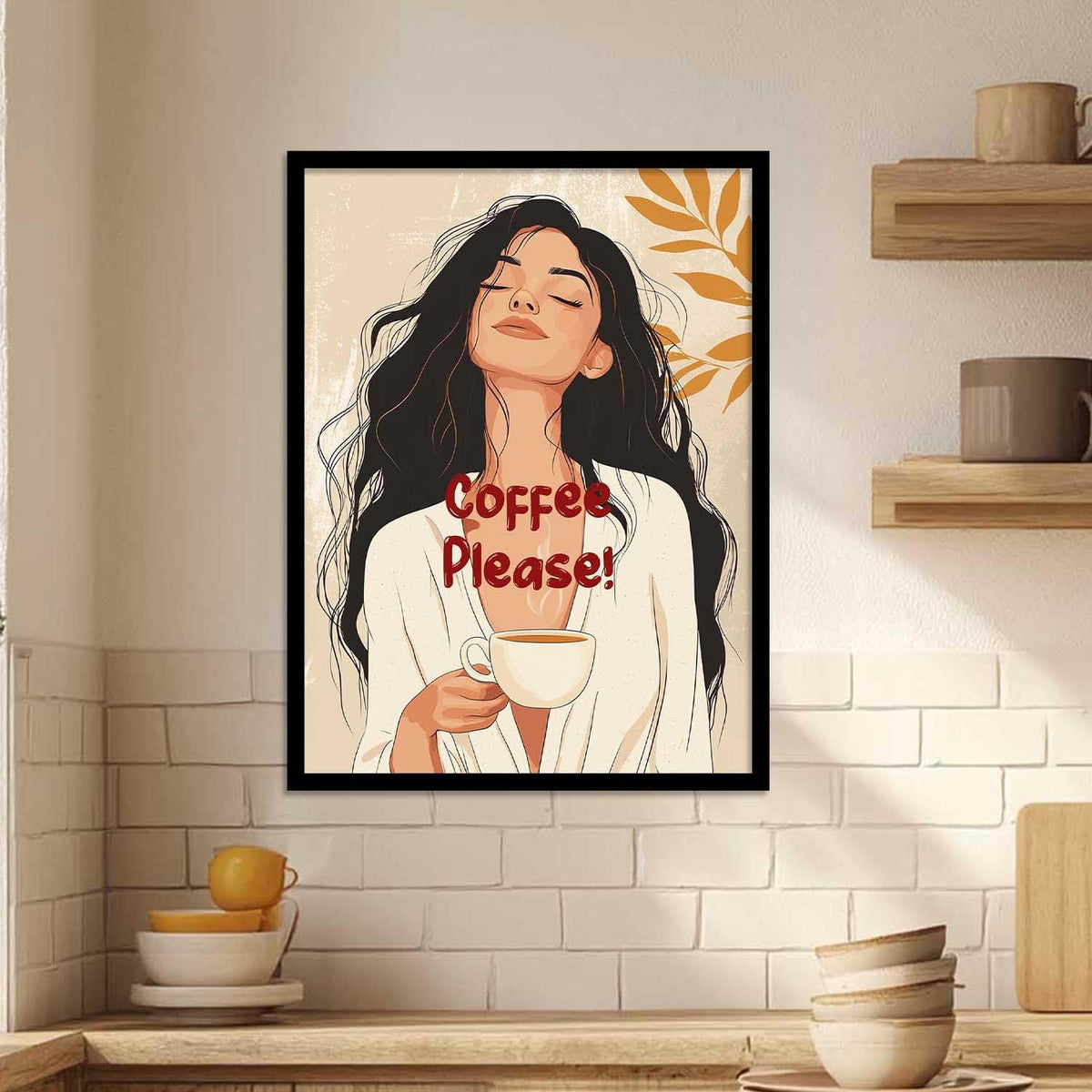 Restaurant Theme Wall painting for Cafeteria and Restaurant and Cafe/Poster for Kitchen & Hotel Wall decor/Food Quotes Wall Painting for Hotel decor (10 inch x 13 inch) Set of 1 (C)