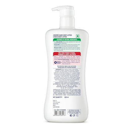 Chicco Baby Moments Body Lotion for Babies, 650ml | Almond Milk & Murumuru Butter | Quick Absorb Formula with Natural Ingredients for Ultra Soft Skin | Dermatologically Tested | Parabens & Phenoxyethanol Free