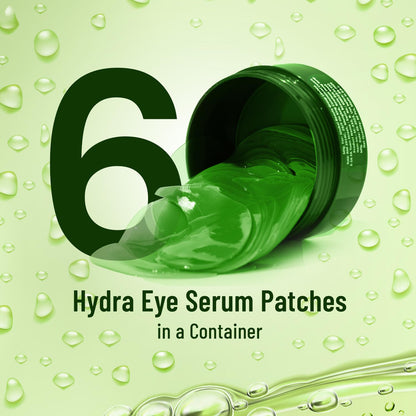 Swiss Beauty Hydra Anti Wrinkle Eye Serum Patch| Treats Dark Circles, Fine Lines And Wrinkles | Enriched With Collagen And Aloe Vera Extract | Shade- 01 Aloevera, 60 Pcs