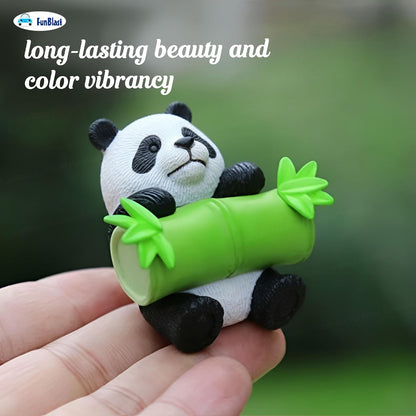 Panda Miniature Figurines - Decorative Showpiece, Gift for Him/Her, Diwali Deepwali New Year Home Decor, Bedroom, Living Room, Office, Table, Car Dashboard (Style-A)