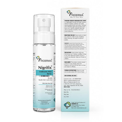 Fixderma Nigrifix Underarm Mist Spray For Dark Underarms Removal 100ml