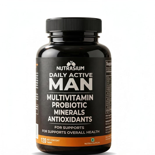 Nutrasium Multivitamin For man | for Immunity Boost, Energy, Fintess, Stamina & performance | 60 Veg tablets