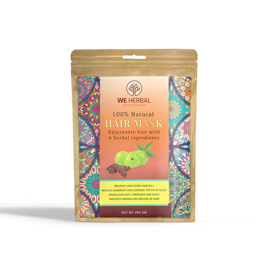WE HERBAL Hair Mask 200g, Natural Hair Care, Deep Conditioning & Nourishing, Suitable for All Hair Types