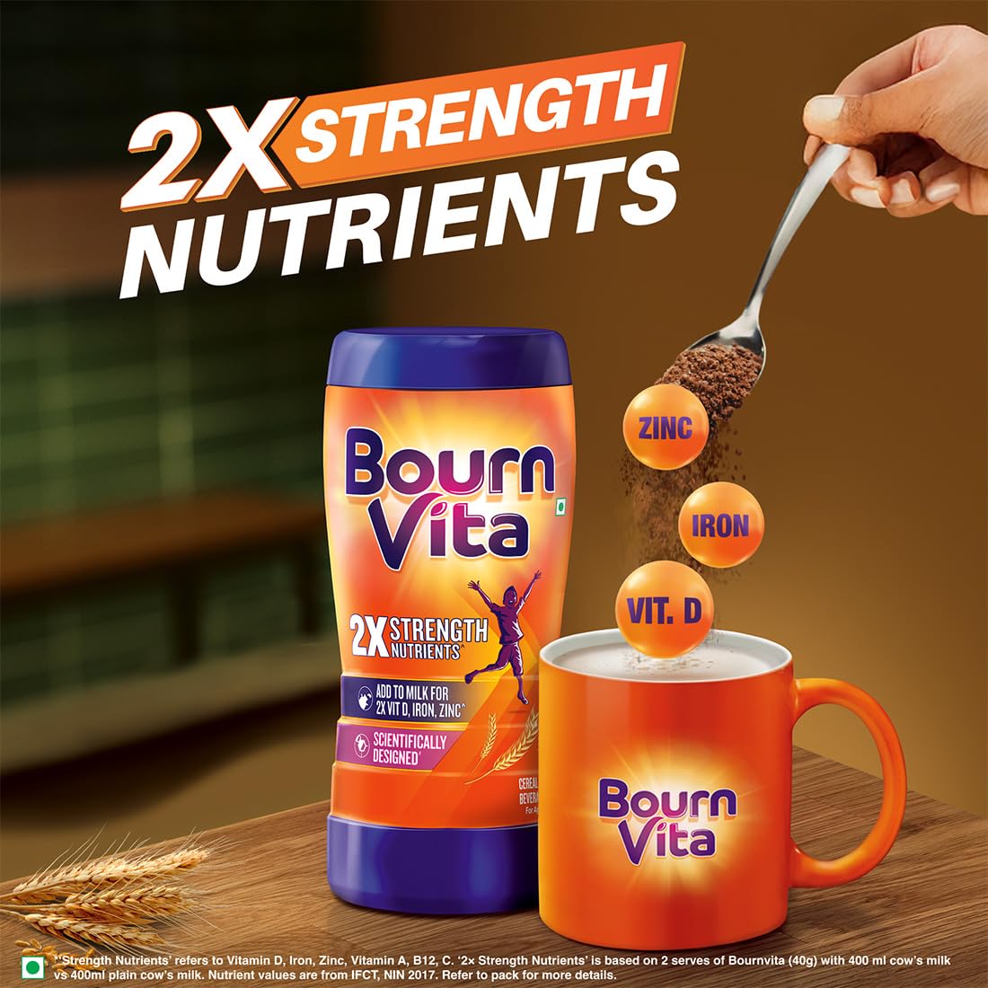 Bournvita Chocolate Nutrition Drink, 1 kg Pouch