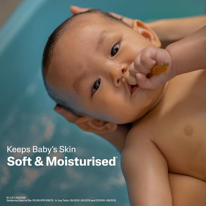 Cetaphil Baby Moisturising Bath & Wash 230ml | Tear-Free Bath & Wash Cleanser | Gentle Soap-Free Formula for Newborn, Baby Bath & Wash for Sensitive Skin | Dermatologist Tested, Hypoallergenic Moisturising Cleanser for Baby