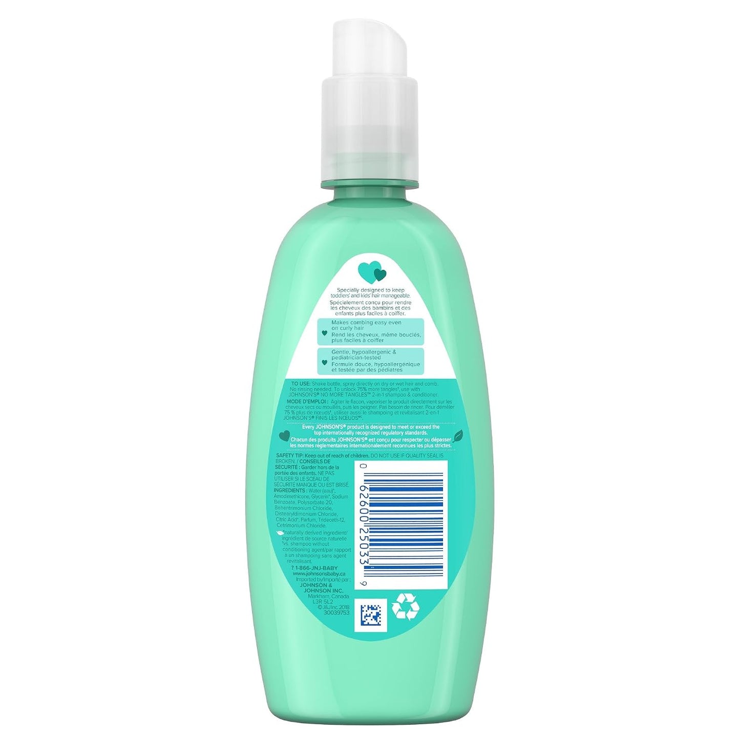 Johnson's Baby No More Tangles Detangling Spray, 10 Ounce